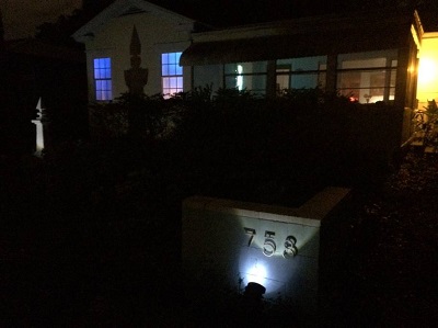 Image of night lighting for safety at our orlando fl temporary corportate housing home